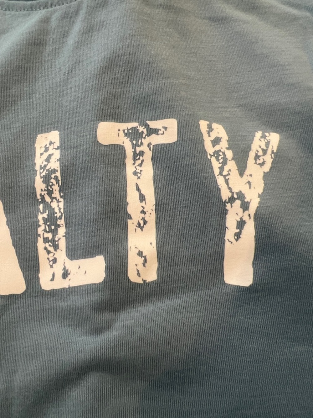 SALTY Graphic Tee - Blue NWOT - Picture 5 of 6